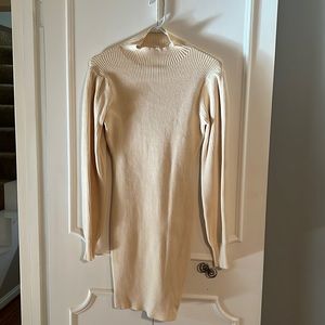 Cream Sweater Dress - Size small